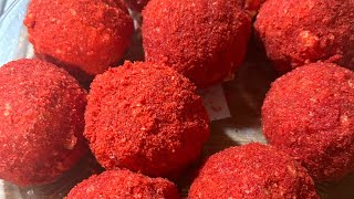 Hot Cheetos Boudin Balls Recipe is BOMB [upl. by Ariamat]