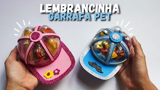 LINDA LEMBRANCINHA COM GARRAFA PET [upl. by Keg73]