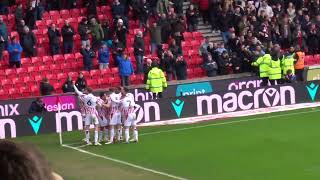 Stoke City  Junho goal celebrations vs Middlesbrough [upl. by Lorette]