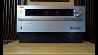 Onkyo TXNR414 amp Pioneer PDS06 [upl. by Aicirtal]