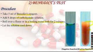 Qualitative test of carbohydratesmolischbenedictsbarfoedbialsseliwanoffsosazoneiodine test [upl. by Gunthar]