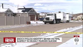 Police identify 7 victims suspect found shot to death in Enoch Utah home [upl. by Nnarefinnej738]