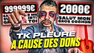 TK PLEURE LES DONS SONT HARDCORES 😭 IL PASSE LE PIRE LIVE DE SA VIE 🤬  BESTOF THEKAIRI78 [upl. by Naik]