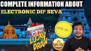 How To Book Electronic Seva Dip Darshan TTD 2022  Tirumala Tirupati Devasthanams  Lucky Dip [upl. by Ruberta666]