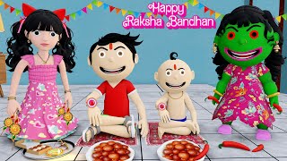 Bittu Sittu Ki Raksha Bandhan  Raksha Bandhan Cartoon  Funny Comedy Video [upl. by Aynahs]