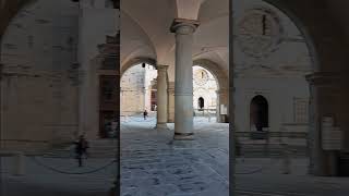 Bergamo  Sotto il Portico del Palazzo della Ragione [upl. by Laved]