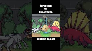 Jurassic World Dinosaur Animation Aerosteon vs Dimetrodon [upl. by Vanessa]