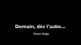 Demain dès laube de Victor Hugo [upl. by Alauqahs]