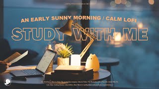 2HOUR STUDY WITH ME🏞️  calm lofi  A Sunny Morning in Japan  with countdownalarm [upl. by Anrev]