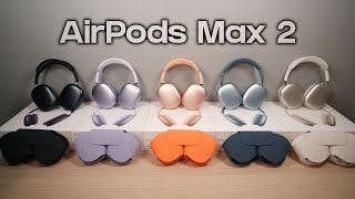 New AirPods Max All Colors Purple Blue Midnight Starlight amp Orange [upl. by Meikah]