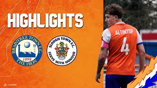 HIGHLIGHTS  Braintree Town vs Slough Town 9324 11 [upl. by Aicirtak103]