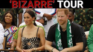 Harry and Meghan’s ‘bizarre’ tour of Nigeria mocked by locals [upl. by Enala]