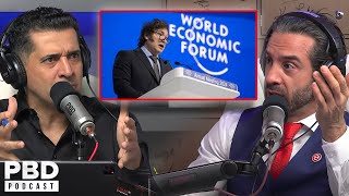 “Called Out Everybody”  Javier Milei Destroys World Economic Forum to Their Faces [upl. by Arev]