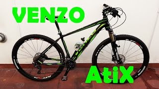 Review VENZO ATIX 29er  Mi nueva MTB  Bicicleta de aluminio [upl. by Ylera369]