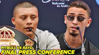 Pitbull Cruz vs Rayo Valenzuela • Final Press Conference amp Face Off Video [upl. by Lura]