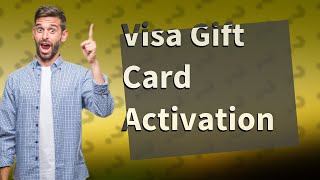 How do I know my Visa gift card is activated [upl. by Llennahc273]