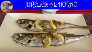 JURELES AL HORNO  CHICHARROS  Recetas de Cocina [upl. by Cruce]