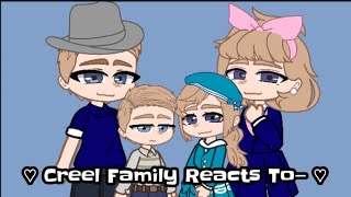 Stranger Things Creel Family Reacts To— 13 [upl. by Sarkaria558]