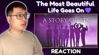 A BTS RECRUIT reacts to The Most Beautiful Life Goes On A Story of BTS 2023 Update  REACTION [upl. by Aniat]