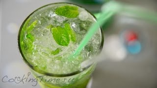 МОХИТО Коктейль Mojito  простой рецепт коктейля  как приготовить дома [upl. by Ellicec]