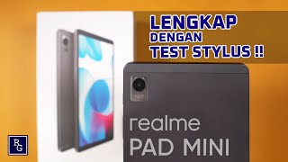 Tablet 8 inch terbaru di 2022  Realme Pad Mini Gimana Spek Sensor Speaker dan Test Stylus [upl. by Calvinna]