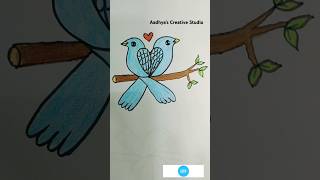 How to Draw 🐦 Birds easilydrawing artshortshttpsyoutubecomshortsPmBQ5YBGk58featureshare [upl. by Naitirb643]