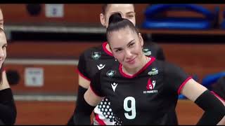 Yuliya Gerasymova Funny Moments Edition Ukrainian Volleyball Player [upl. by Adela]