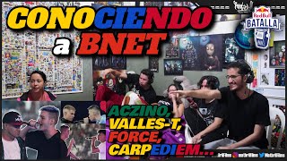 🔴COLOMBIANOS REACCIONAN a BNET vs ACZINO VALLEST CARPEDIEM FORCE RED BULL CONOCIENDO a BNET P1 [upl. by Talanta]