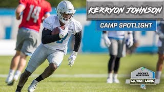 Camp Spotlight Kerryon Johnson [upl. by Heigho472]