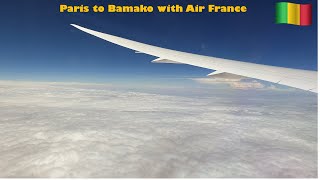 Paris to Bamako Mali with Air France flight AF520  Boing7879 DREAMLINER [upl. by Gnilrad]