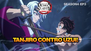 TANJIRO CONTRO UZUI IL PILASTRO DEL SUONO  RECENSIONE EP 3  DEMON SLAYER 4 ITA [upl. by Sera]