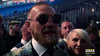 Conor McGregor Reacts to Floyd Mayweather Loss Addresses Future  MMA Fighting [upl. by Eden]