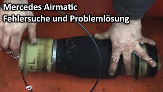 W212 Airmatik hält kein druck Schritt für schritt Reparatur [upl. by Araem]