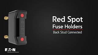 Eatons Bussmann series Back stud Red spot fuse holders [upl. by Berkman]