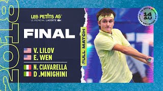 Les Petits As 2018  Boys Double Final  LilovWen vs CiavarellaMinighini [upl. by Enirehtacyram]