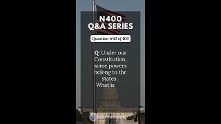 Naturalization N400 Interview USA Citizenship Questions Series Q42 of 100 n400 [upl. by Yraeht689]