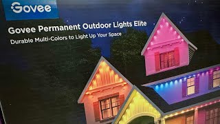 Unboxing the Govee 100ft Permanent Outdoor Lights Elite 🌟 SmartLighting GoveeLights [upl. by Ahsiuqat]