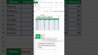 Master INDEX MATCH MATCH in Excel Advanced Lookup Tutorialexcel [upl. by Aihsein780]