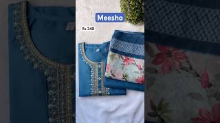 I got this Kurta Set from Meesho at Rs 340 trending meesho ytshorts [upl. by Phillada]