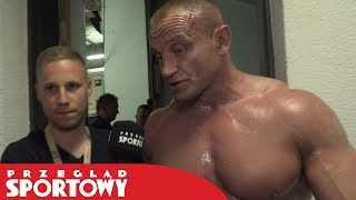 KSW 39 Pudzian po wygranej Tyberiusz miał dobry plan [upl. by Ellehsad]