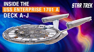 Star Trek Inside the USS Enterprise NCC1701ARefit Deck AJ [upl. by Kcirederf]