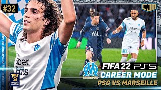 FIFA 22 Marseille Career Mode  Final Trophée des Champions PSG vs Marseille 32 [upl. by Simonetta]