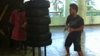 Eskrima Escrima Doce Pares Stick Bagging at the Doce Pares World HQ [upl. by Enerual]