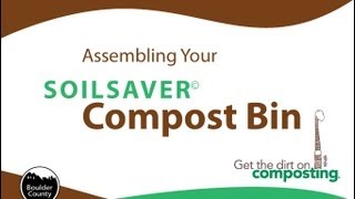 Assembling Your Soilsaver Compost Bin [upl. by Engapmahc]