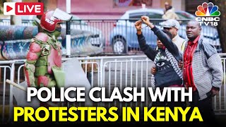 Kenya Protests LIVE Police Clash With Protesters in Kenya as the Military Patrols The Atreets N18G [upl. by Akisey]