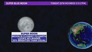 Rare super blue moon will be visible tonight [upl. by Benzel243]