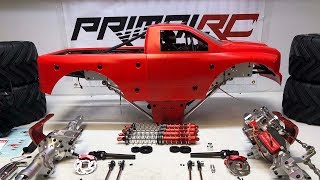 Primal RC Raminator Monster Truck Assembly  Part 1  Suspension amp Transmission [upl. by Isahella531]