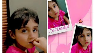 uzmafarooqi7940\\cute baby making a vlog 💞\\Uzmas creation 1 [upl. by Ayaj]