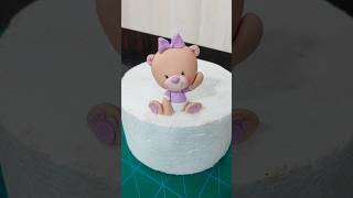 how to make fondant teddy bear 🧸 tutorial teddybear shorts youtubeshorts viral [upl. by Minta697]