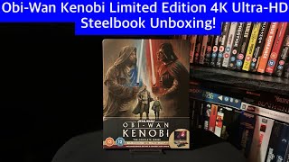 ObiWan Kenobi Limited Edition 4K UltraHD Steelbook Unboxing [upl. by Brieta]